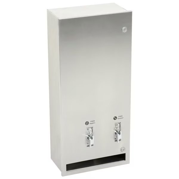 Surface Mounted Tampon and Napkin Dispenser, Asi, Mfr#: 0864-F